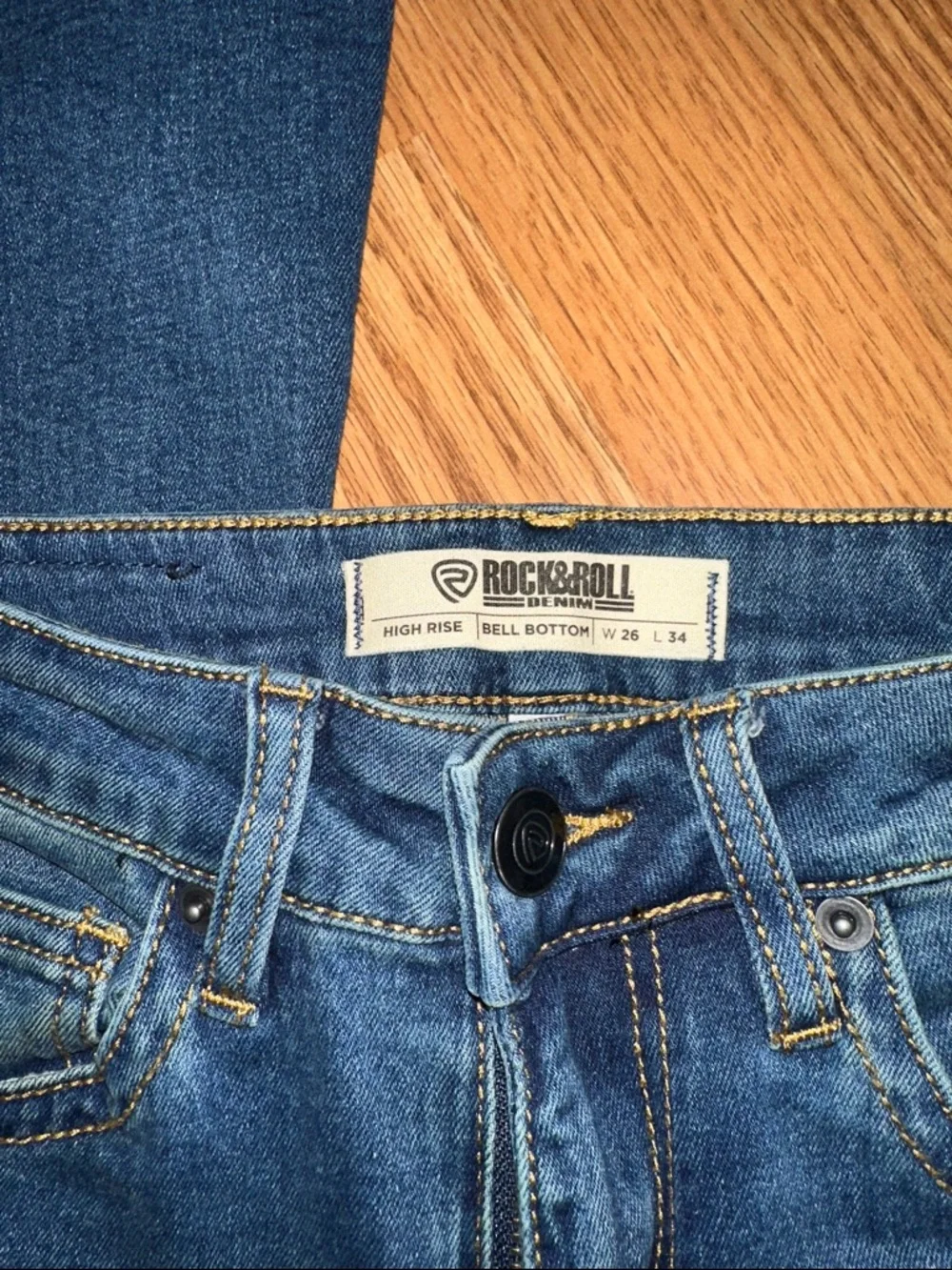 High Rise Bell Bottom Jeans - Picture 2 of 3